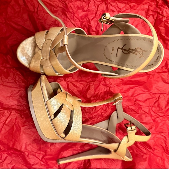 Saint Laurent hight heels on size 39 in good used condition - Picture 10 of 11